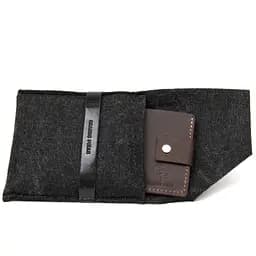 Чоловіче шкіряне портмоне GRANDE PELLE 11,5х9х1 см acs0018622 - мініатюра 5