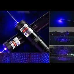 Потужна лазерна указка Синій Промінь 10000 метрів 100 мВт Laser 303 - мініатюра 2