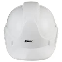 Каска строительная Sigma 8 точек крепления (белая) 9414501