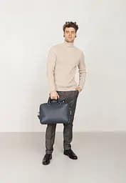 Шкіряна ділова сумка Briefcase 2.0 синій Флотар - мініатюра 4