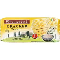 Печиво Stiratini Крекер з кунжутом 250 г 