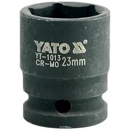 Головка торцевая ударная 6-гранная Yato квадрат 1/2" М=23 мм L=39 мм (YT-1013)