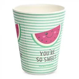 Стакан бамбуковий Canpol babies So cool Watermelon Кавун, 250 мл, рожевий (9/212_pin) - мініатюра 2