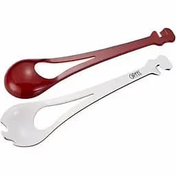 Набор приборов для салата Gipfel Amadeus 28х7х2.5 см красный (9456)