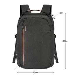 Рюкзак для ноутбука 15.6" Sumdex PON-268GB Grey поліестер/нейлон 38.5 x 31 x 9 см - мініатюра 5