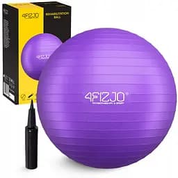 М'яч для фітнесу (фітбол) 4FIZJO 75 см Anti-Burst Violet (P-5905973404815)