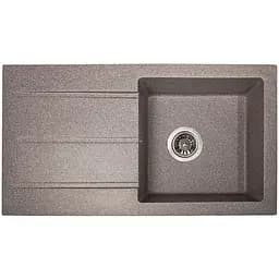 Гранітна кухонна мийка Romzha Quadro Maro (801) з крилом