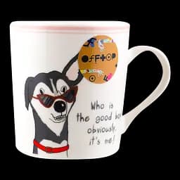 Чашка Offtop, 250 мл, Dogs Black, білий (861535)