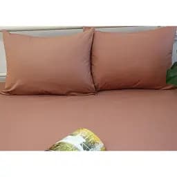 Простирадло на резинці з наволочками TAG Tekstil Mahogany Rose 160х200х20 см 000224335 - мініатюра 2