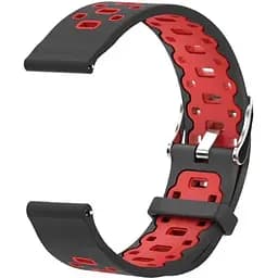 Спортивний ремінець Primo Perfor Classic для годинника Samsung Galaxy Watch 3 41 мм (SM-R850) Black Red