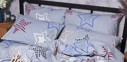 Набір наволочок Moon&Star Бязь Gold Люкс Light Stars 50х50 см 2 шт - мініатюра 3
