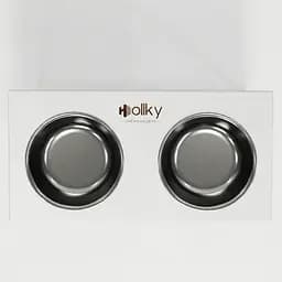 Hollky Base XL40 — миски на підставці для великих собак (2 × 1,8 л, висота 40 см) - мініатюра 3