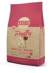 Повноцінний Сухий корм для дорослих собак усіх порід ARATON POULTRY Adult All Breeds 3 кг