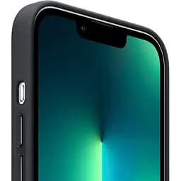 Оригінальний шкіряний чохол Apple Leather Case with MagSafe для iPhone 13 Pro Max (6.7") Midnight Black MM1R3ZM/A - мініатюра 9