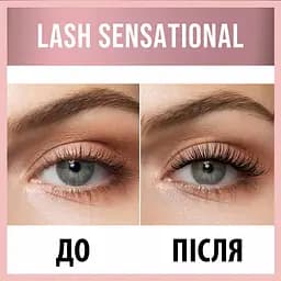Туш для вій Maybelline New York Lash Sensational Waterproof для досконалого об’єму, чорна, 9,4 мл - мініатюра 5