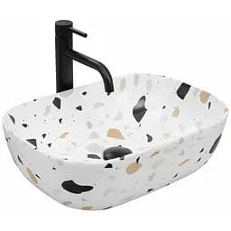 Умивальник Rea Belinda terazzo накладний REA-U6933, Цветной