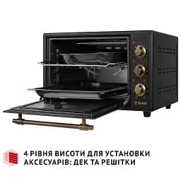 Електрична піч Perfelli LAGGIO 37 BLACK RETRO - мініатюра 11