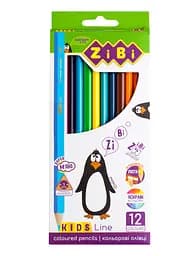 Карандаши цветные 12 цветов, KIDS LINE ZB.2414 ZiBi (4823078932358)