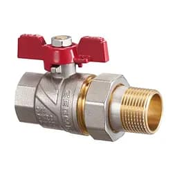 Кран з американкою кульовий Zegor FA12 прямий 3/4" PN40 30412