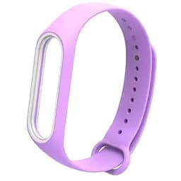 Силіконовий ремінець Primo для фітнес-браслета Xiaomi Mi Band 3 Purple