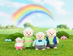Набір фігурок Li'l Woodzeez Сім'я овечок 4од книжка EN det0018378 - мініатюра 3