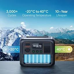 Зарядна станція BLUETTI 700W AC50P / 700 Вт / 504 Вт/ч / LiFePO4 (AC50P) UA - мініатюра 12