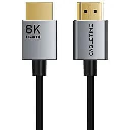 Кабель Cabletime HDMI (M) HDMI (M) 2.1V 8K/60Hz 2 м (CH14L)