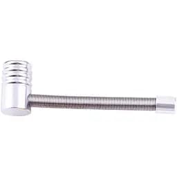 Трубка курительная металлическая пружина HL-181 Silver (10532)