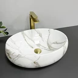 Умивальник VBI Veneto lava накладний VBI-012804, Мармур