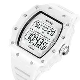 Наручний годинник чоловічий 2296WT White Skmei acs0030041 - мініатюра 3