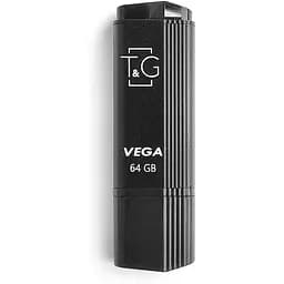 Флеш накопитель USB 64Gb T&G Vega TG121 черный USB 2.0 (TG121-64GBBK)