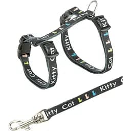 Шлея з повідцем для кошенят Trixie Kitty Cat нейлон 21-33х0.8х120 см 1 наб., в асортименті - мініатюра 4