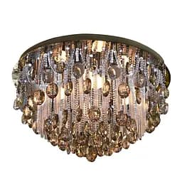 Люстра стельова Brille кришталева з пультом LED E14 40W CH (BCL-377C/15)