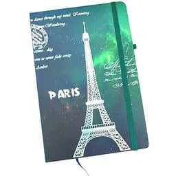 Блокнот на резинке Malevaro Blue дизайн 1 А5 13.6×20.8 см твердая обложка 80 листов (762343ML-1)