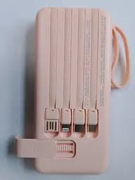 Power Bank 20000 mAh павербанк з екраном LVR 015 Pink (17552) - мініатюра 2