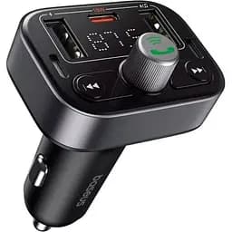 Автомобільний зарядний пристрій Baseus FM Launcher S-09 Pro black (C10762200113-00)
