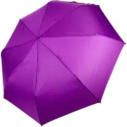 Жіноча складана парасолька механічна S&L 97 см фіолетова