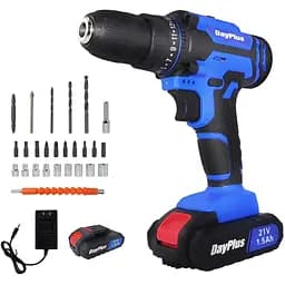 21-вольтовий дриль 2-швидкісний електричний акумуляторний дриль