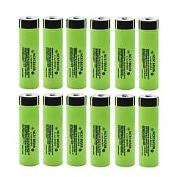 Захищений Li-Ion акумулятор Panasonic NCR18650B 3400 mAh (Зелений) - мініатюра 8