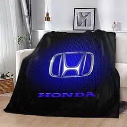 Плед плюшевий на подарунок 3D Honda 160х200 см