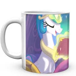 Кружка GeekLand My little pony Мой маленький пони Селестия Луна MLP 16 330 мл белая