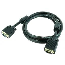 Кабель мультимедійний VGA 1.8m HD15M Pro black REAL-EL (EL123500043) - мініатюра 2