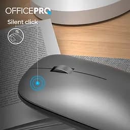 Бездротова миша OfficePro M225G Silent Click Wireless Gray (M225G) - мініатюра 6