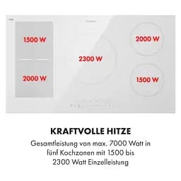Вбудована індукційна варильна поверхня Klarstein Delicatessa 90 Hybrid (10035200) - мініатюра 10