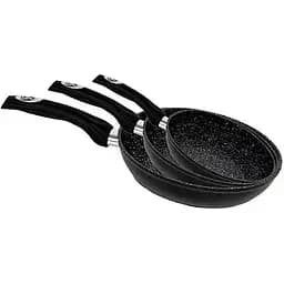 Набір 3шт сковорідок Royalty Line RL-FM3M-BLACK