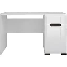 Письмовий стіл ВМК Ацтека BIU1D1S/8/12 Білий/Білий глянець (GRB-1658)