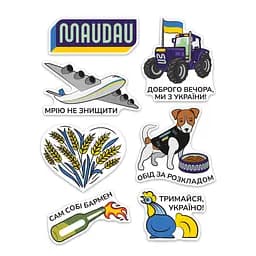 Набір наліпок MAUDAU - Стікери вдячності - мініатюра 2