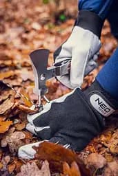 Neo Tools Мультитул, 11в1, молоток, сокира, гайковий ключ, рулетка, викрутка SL і PH, скребок, пила, напилок, ніж, консервний ніж, чохол - мініатюра 3