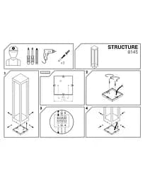Вуличний світильник Nowodvorski 8145 Structure led - мініатюра 4