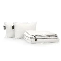 Набір MirSon пуховий №9508 Luxury Exclusive літо ковдра 200х220 см + 2 подушки білий (2200010805406)
